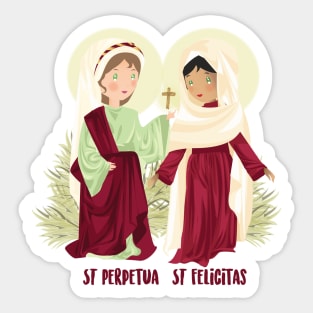 Santa Perpetua y Santa Felicitas Sticker